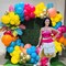 Hot Pink blue yellow orange balloons 160pcs For ana theme Balloon Garland arch kit Summer Tropical for Baby ana Birthday Decorations Luau hawaiian Aloha beach party